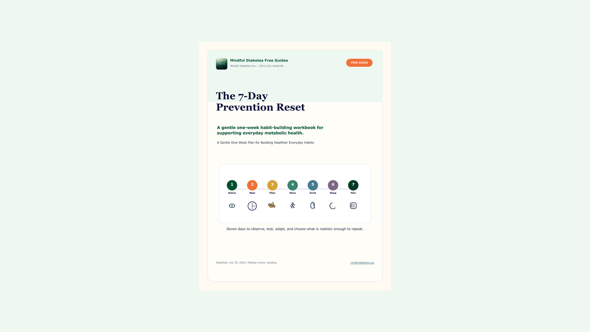 Cover preview for The 7-Day Prevention Reset free guide.