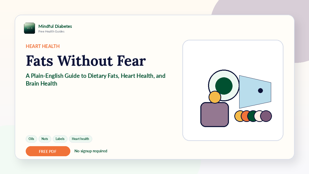 Cover preview for Fats Without Fear free guide.