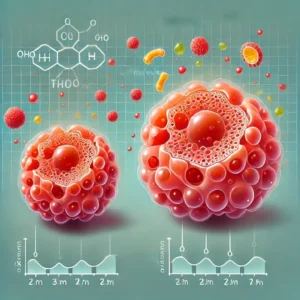 Illustration showing adipocyte expansion and its impact on diabetes